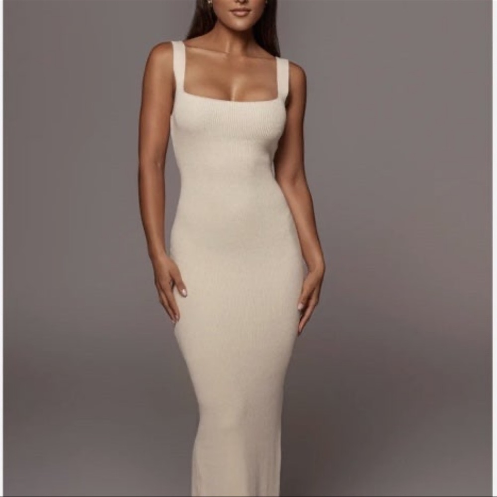Knit maxi dress